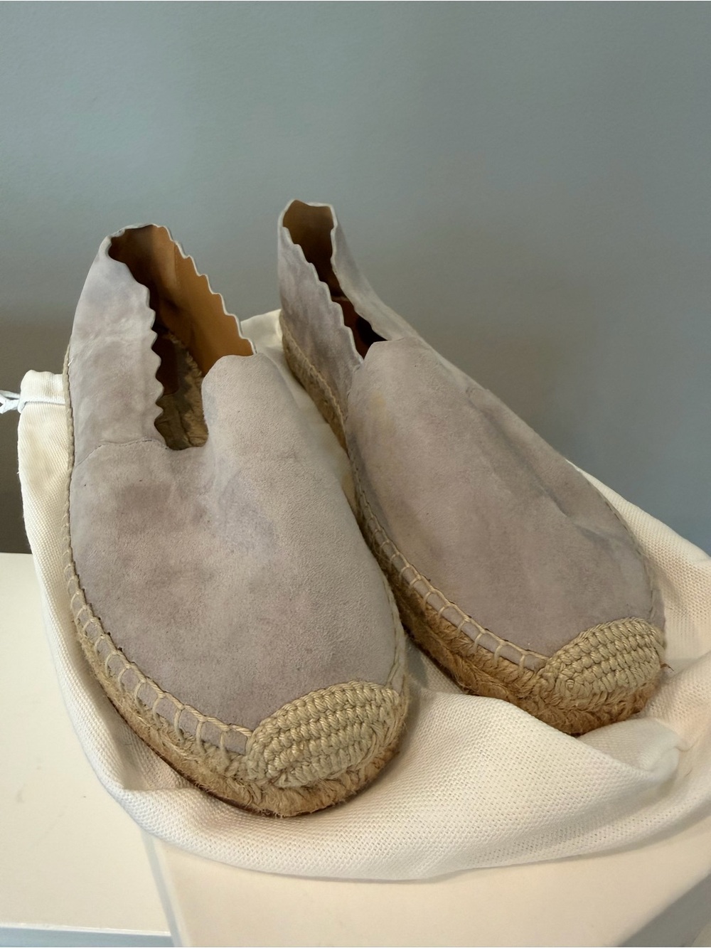 Brand new Chloe Lauren Flat Espadrille 38